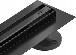 Mexen Flat 360 Slim Lineárny otočný odtok 80 cm, čierny